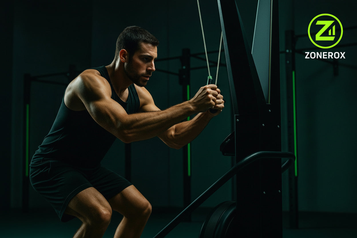 SkiErg Hyrox : cadence, tirage et respiration pour un split régulier